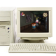 An old PC playing a PS2 game